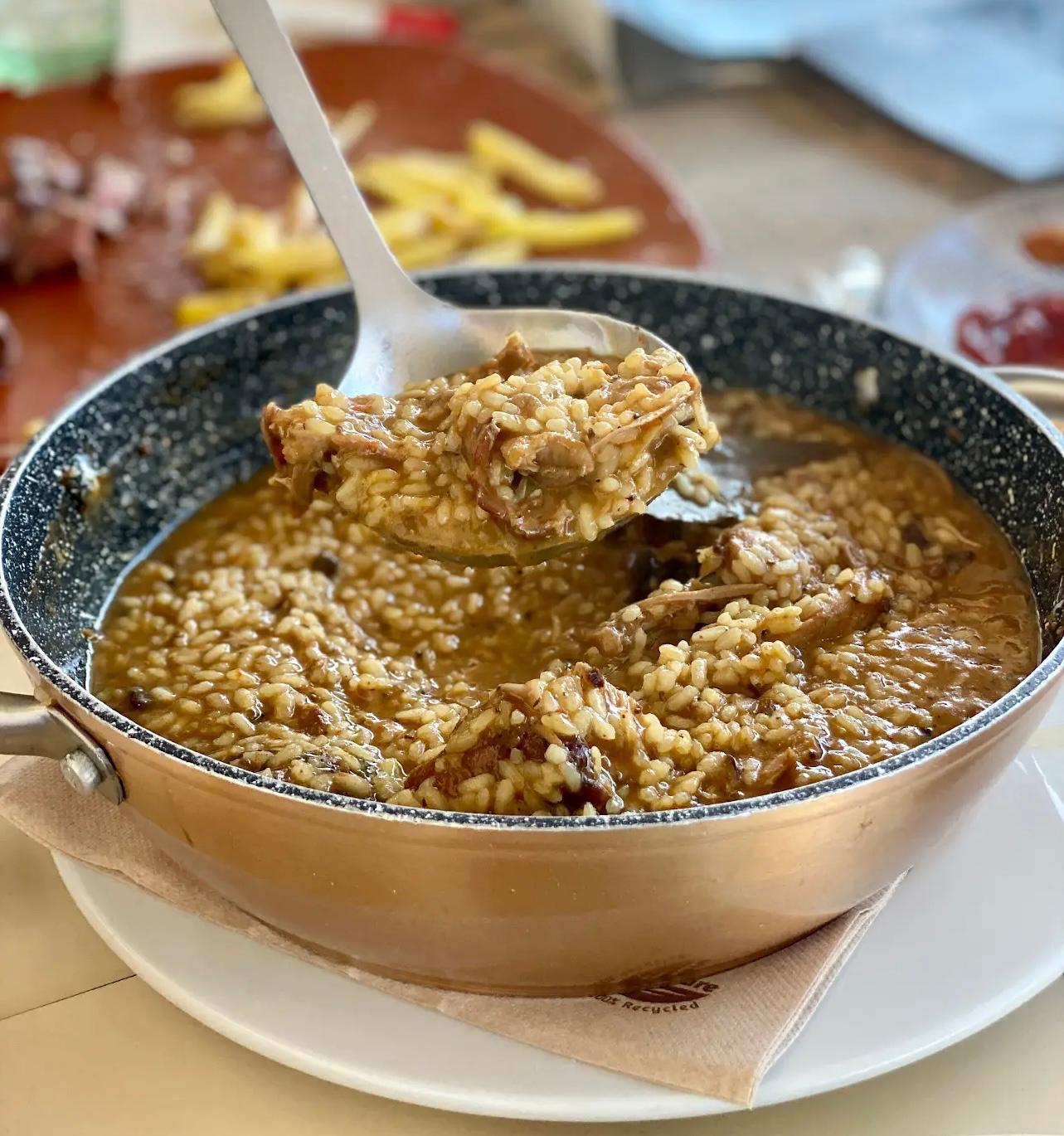 Arroz con venao Restaurante La Estación Arroz con venao